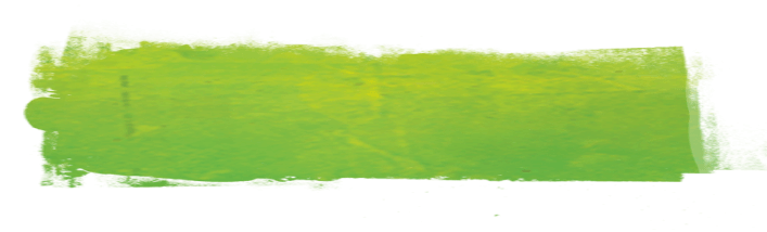 Colored brush stroke