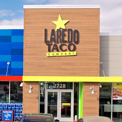 Exterior of Laredo Taco Company